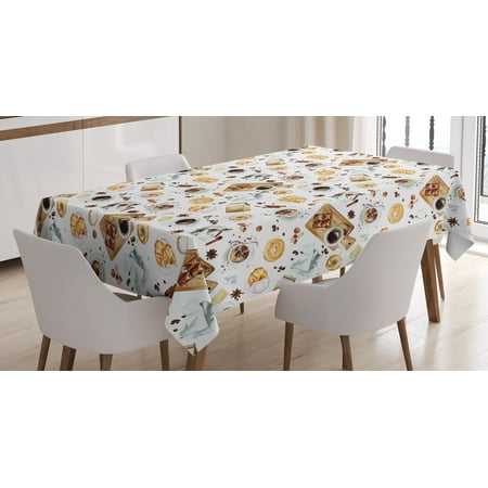 60 x 90 tablecloth cornell peony modern decor tablecloth lunch table with croissant bagels coffee cheese chocolate watercolor art rectangular 60 x 90 tablecloth cornell peony modern decor tablecloth lunch table with croissant bagels coffee cheese chocolate watercolor art rectangular